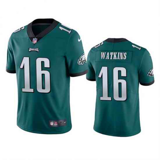 Men Philadelphia Eagles #16 Quez Watkins 2022 Green Vapor Untouchable Limited Stitched Jersey->new york jets->NFL Jersey