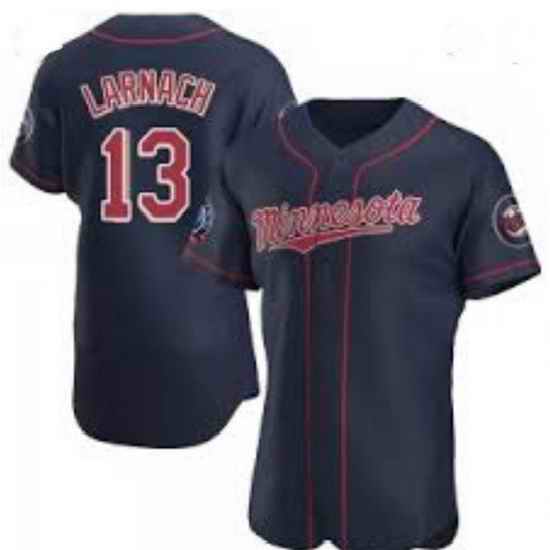 Minnesota Twins #13 Trevor Larnach Navy Jersey->minnesota twins->MLB Jersey