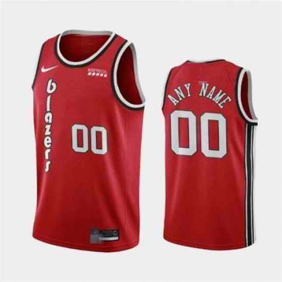 Men Women Youth Toddler Portland Blazers Red Custom Nike NBA Stitched Jersey->customized nba jersey->Custom Jersey