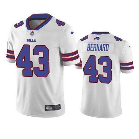 Men Buffalo Bills #43 Terrel Bernard White Vapor Untouchable Limited Stitched Jersey->buffalo bills->NFL Jersey
