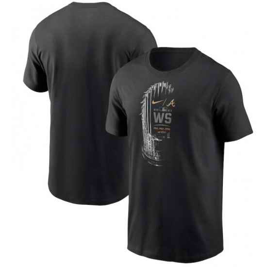 Atlanta Braves Nike 2021 World Series Champions Commish T-Shirt - Black->2021 world series->MLB Jersey