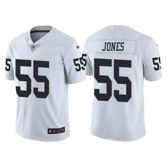 Youth Las Vegas Raiders #55 Chandler Jones White Vapor Untouchable Limited Stitched NFL Jersey->youth nfl jersey->Youth Jersey
