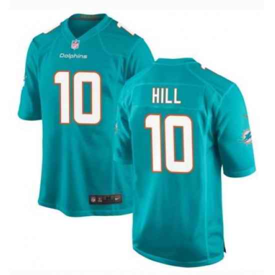 Youth Nike Miami Dolphins #10 Tyreek Hill Green Vapor Limited NFL Jersey->youth nfl jersey->Youth Jersey