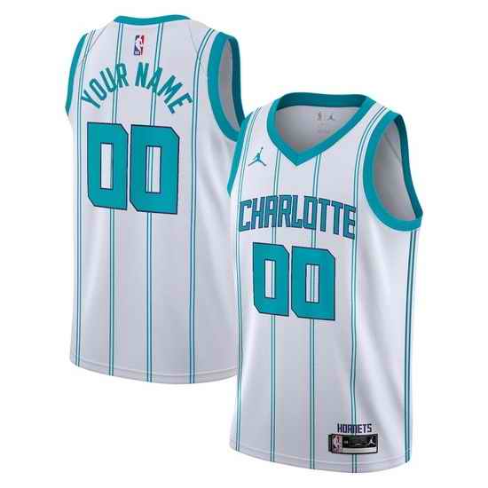 Men Women Youth Toddler Charlotte Hornets Custom White Nike NBA Stitched Jersey->customized nba jersey->Custom Jersey