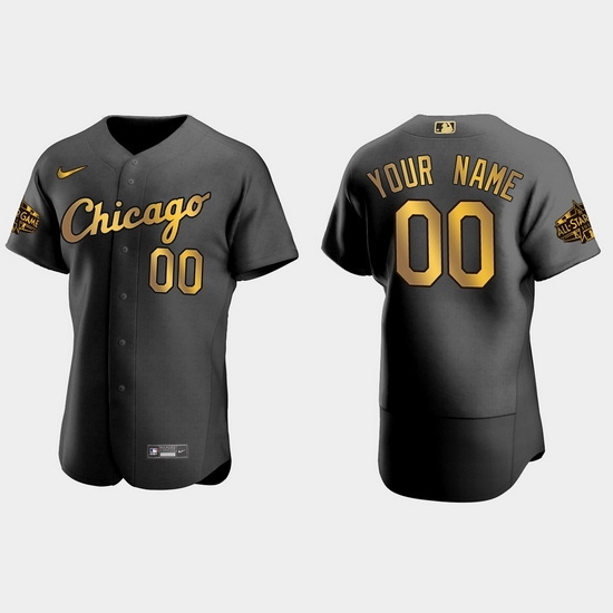 Men Women Youth Chicago White Sox Custom 2022 Mlb All Star Game Authentic Black Men Jersey->customized mlb jersey->Custom Jersey