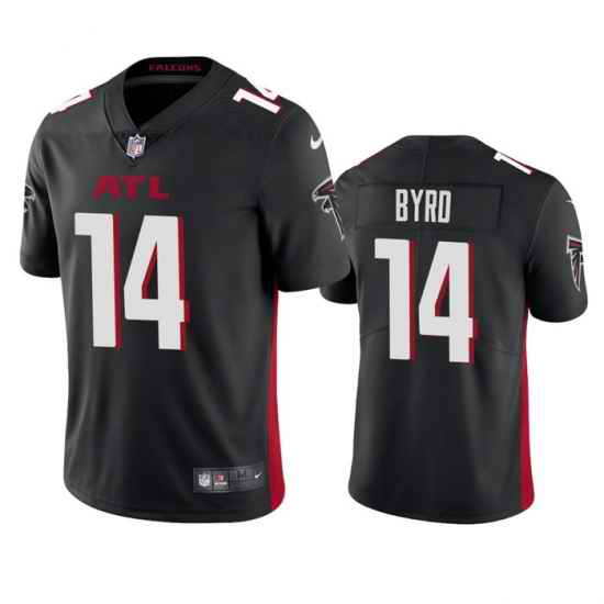 Men's Atlanta Falcons #14 Damiere Byrd Black Vapor Untouchable Stitched Football Jersey->atlanta falcons->NFL Jersey
