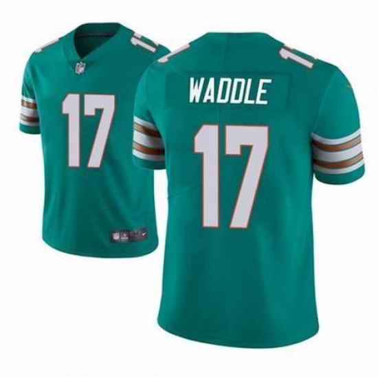 Men Miami Dolphins #17 Jaylen Waddle Vapor Untouchable Stitched Jersey->women nfl jersey->Women Jersey