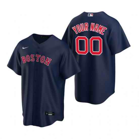 Men Women Youth Toddler Boston Red Sox Custom Nike Navy 2020 Stitched MLB Cool Base Jersey->customized mlb jersey->Custom Jersey