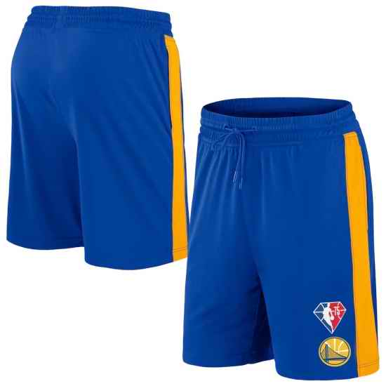 Men Golden State Warriors Royal Shorts->nba shorts->NBA Jersey