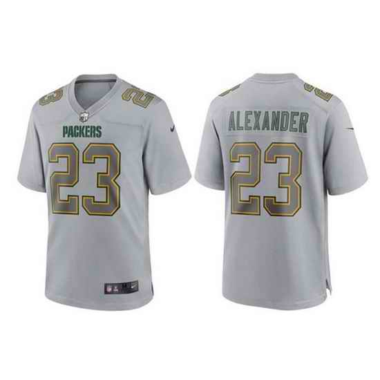 Men Green Bay Packers #23 Jaire Alexander Gray Atmosphere Fashion Stitched Game Jersey->green bay packers->NFL Jersey