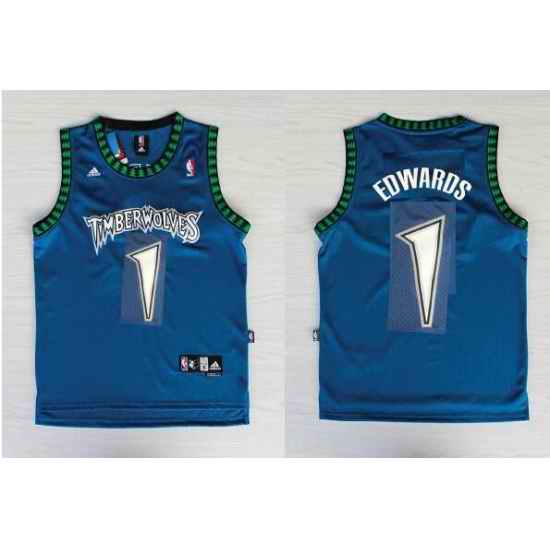 Men Minnesota Timberwolves Anthony Edwards #1 Adidas Swingman Jersey->minnesota timberwolves->NBA Jersey