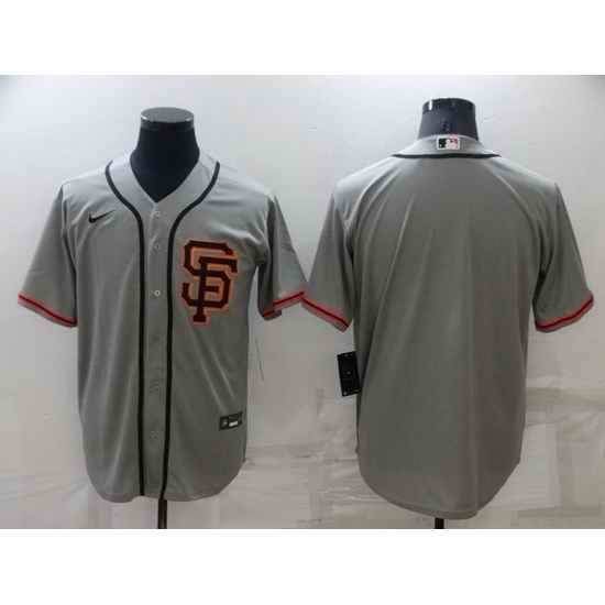 Men San Francisco Giants Blank Grey Cool Base Stitched jersey->san francisco giants->MLB Jersey