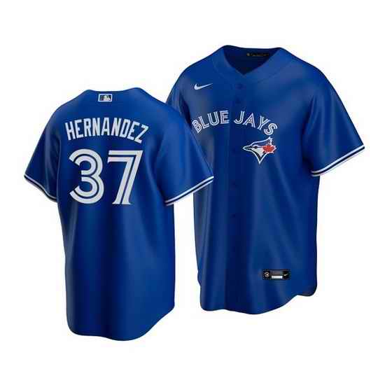 Men Toronto Blue Jays #37 Teoscar Hernandez Royal Cool Base Stitched Jerse->minnesota twins->MLB Jersey