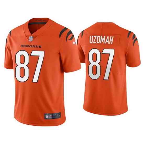 Youth Cincinnati Bengals #87 C J  Uzomah Orange Vapor Untouchable Limited Stitched Jersey->youth nfl jersey->Youth Jersey