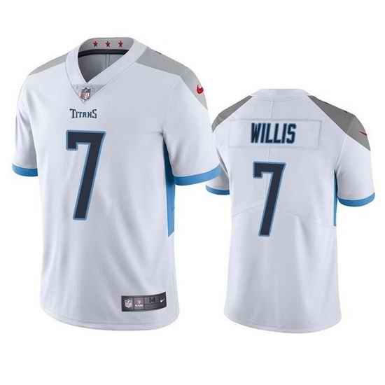 Men Tennessee Titans #7 Malik Willis White Vapor Untouchable Stitched jersey->seattle seahawks->NFL Jersey