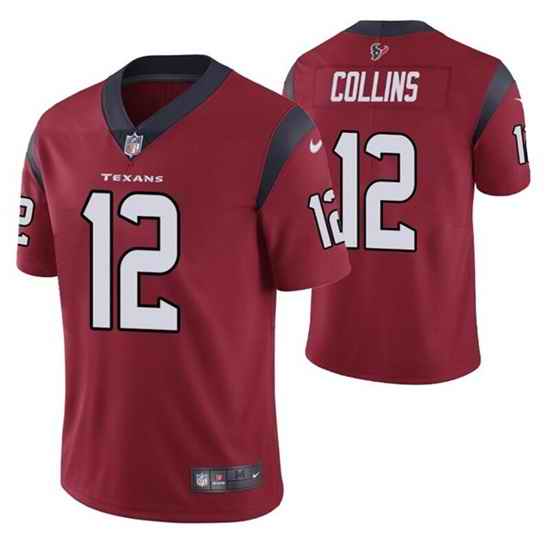 Men Houston Texans #12 Nico Collins Red Vapor Untouchable Limited Stitched Jersey->houston texans->NFL Jersey