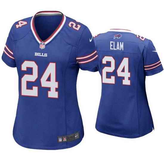 Women Buffalo Bills #24 Kaiir Elam Blue Vapor Untouchable Limited Stitched Football Jerse->las vegas raiders->NFL Jersey