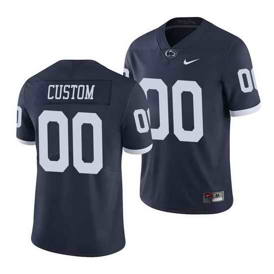 penn state nittany lions custom navy limited men's jersey->->Custom Jersey