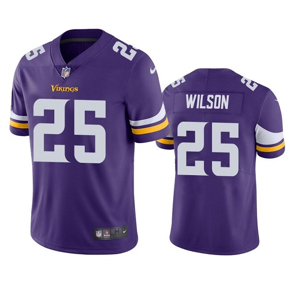 Men's Minnesota Vikings #25 Albert Wilson Purple Vapor Untouchable Stitched Jersey->minnesota vikings->NFL Jersey