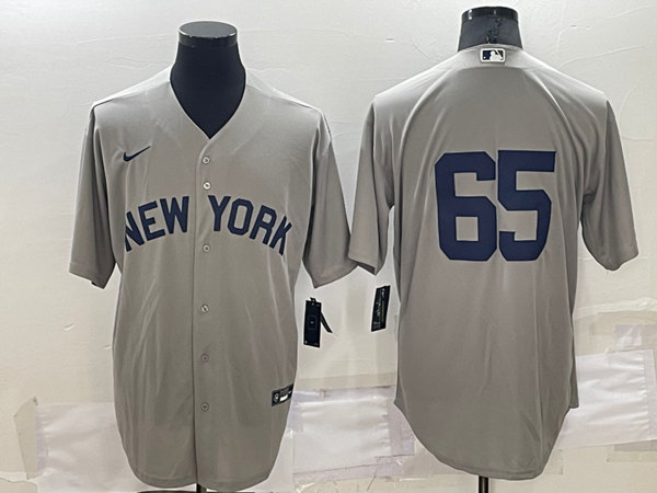Men's New York Yankees #65 Nestor Cortes Gray Field of Dreams Cool Base Stitched Baseball Jersey->san francisco giants->MLB Jersey