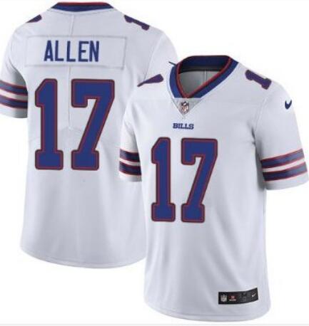 Men's Buffalo Bills #17 Josh Allen White Vapor Untouchable Limited Stitched Jersey->san francisco 49ers->NFL Jersey