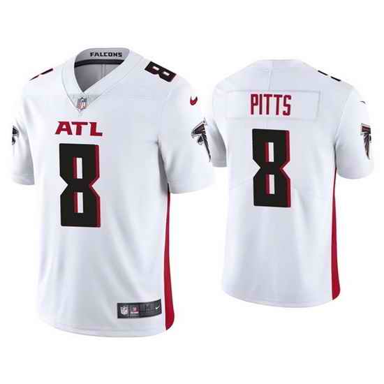 Youth Atlanta Falcons #8 Kyle Pitts White Vapor Untouchable Limited Stitched Jersey->youth nfl jersey->Youth Jersey