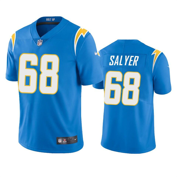 Men's Los Angeles Chargers #68 Jamaree Salyer Blue Vapor Untouchable Limited Stitched Jersey->los angeles chargers->NFL Jersey