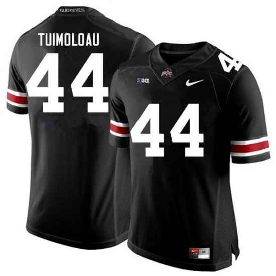 Youth #44 J.T. Tuimoloau Ohio State Buckeyes College Football Jerseys Black->ohio state buckeyes->NCAA Jersey