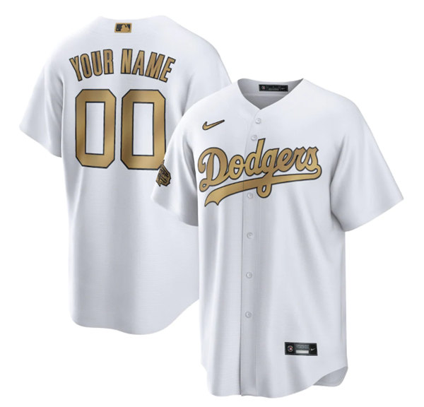 Men's Los Angeles Dodgers Active Player Custom White 2022 All-Star Cool Base Stitched Baseball Jersey->los angeles dodgers->MLB Jersey