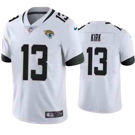 Men Jacksonville Jaguars #13 Christian Kirk White Vapor Untouchable Limited Stitched jersey->jacksonville jaguars->NFL Jersey