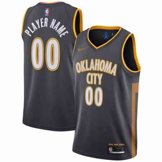 Men Women Youth Toddler Orlando Magic Black 2021 Custom Nike NBA Stitched Jersey->customized nba jersey->Custom Jersey
