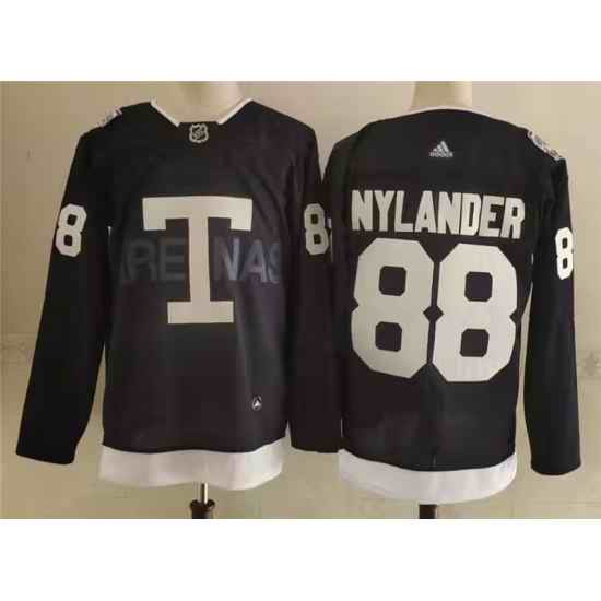 Men's Toronto Maple Leafs #88 William Nylander Navy 2022 NHL Heritage Classic Adidas Jersey->toronto maple leafs->NHL Jersey