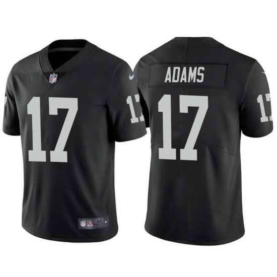 Men Las Vegas Raiders #17 Davante Adams Black Vapor Limited Stitched jersey->las vegas raiders->NFL Jersey