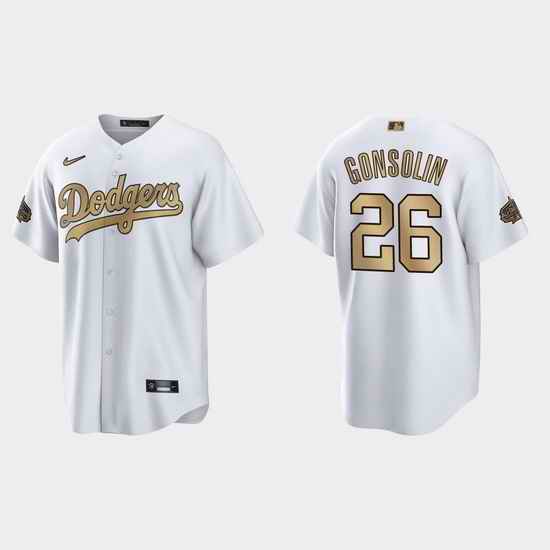 Men Tony Gonsolin Los Angeles Dodgers 2022 Mlb All Star Game White  Jersey->2022 all star->MLB Jersey