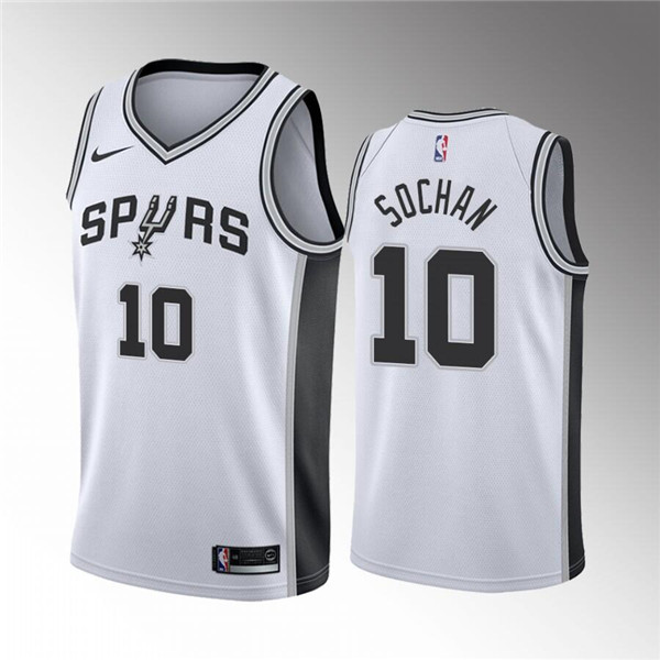 Men' San Antonio Spurs #10 Jeremy Sochan White Association Edition Stitched Jersey->san antonio spurs->NBA Jersey