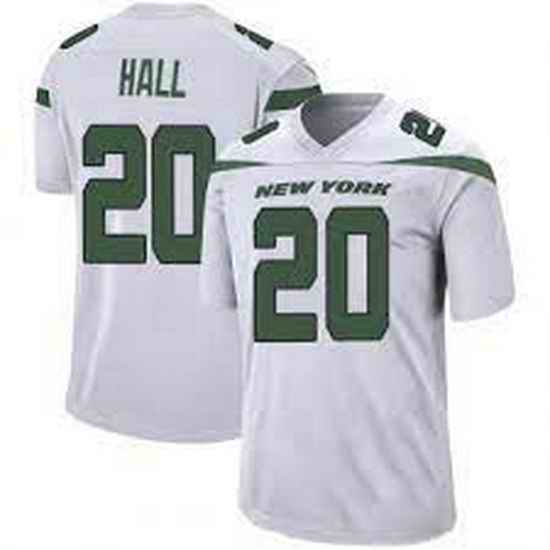 Men Nike New York Jets Breece Hall #20 Green 2022 NFL Draft Player Vapor Limited White Jersey->new york jets->NFL Jersey