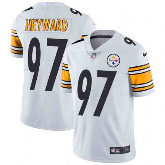 Youth Nike Steelers #97 Cameron Heyward White Stitched NFL Limited Rush Jersey->youth nfl jersey->Youth Jersey