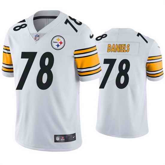 Men Pittsburgh Steelers #78 James Daniels White Vapor Untouchable Limited Stitched jersey->san francisco 49ers->NFL Jersey