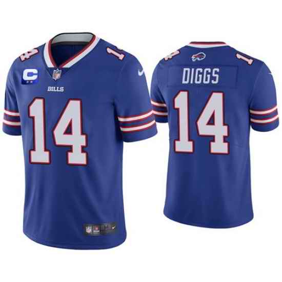 Men Buffalo Bills 2022 #14 Stefon Diggs Royal Blue With 2-star C Patch Vapor Untouchable Limited Stitched NFL Jersey->buffalo bills->NFL Jersey
