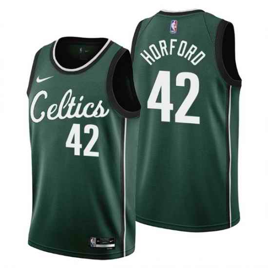 Men's Boston Celtics #42 Al Horford 2022-23 Green City Edition Stitched Jersey->boston celtics->NBA Jersey