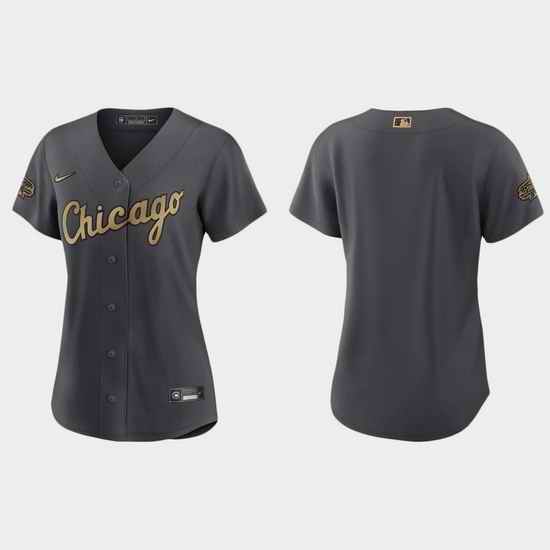Women Chicago White Sox 2022 Mlb All Star Game Replica Charcoal Jersey->2022 all star->MLB Jersey