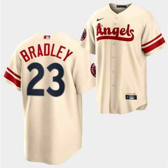 Men Los Angeles Angels #23 Archie Bradley 2022 Cream City Connect Cool Base Stitched Jersey->los angeles angels->MLB Jersey