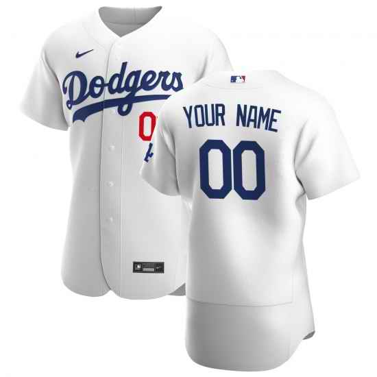 Men Women Youth Toddler Los Angeles Dodgers White Custom Royal Flex Base Base Stitched Jersey->customized mlb jersey->Custom Jersey