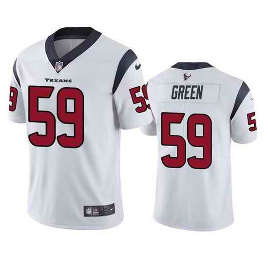 Men Houston Texans #59 Kenyon Green White Vapor Untouchable Limited Stitched Jersey->houston texans->NFL Jersey