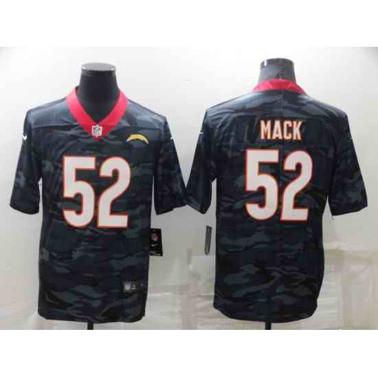 Men's Los Angeles Chargers #52 Khalil Mack Camo Limited Stitched Jersey->los angeles chargers->NFL Jersey