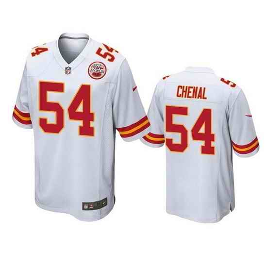 Men Kansas City Chiefs #54 Leo Chenal White Stitched Football Jersey->kansas city chiefs->NFL Jersey
