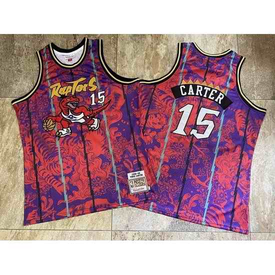 Raptors #15 Vince Carter Purple 1998 99 Hardwood Classics Jerseys->2019 final game->NBA Jersey