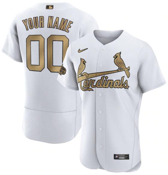 Men's St. Louis Cardinals Active Player Custom White 2022 All-Star Flex Base Stitched MLB Jersey->st.louis cardinals->MLB Jersey