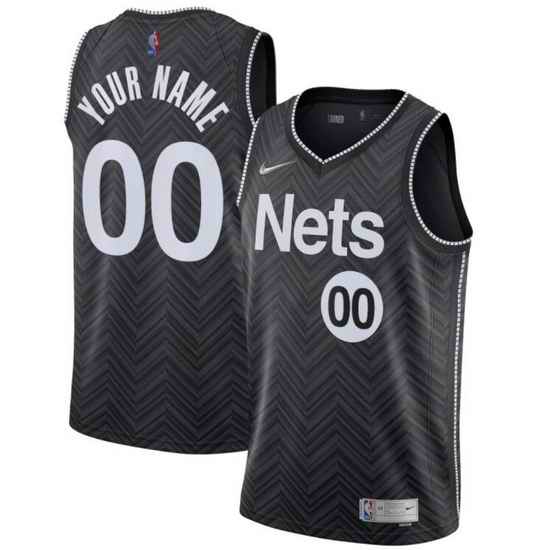 Men Women Youth Toddler Brooklyn Nets Custom Nike NBA Stitched Jersey->customized nba jersey->Custom Jersey