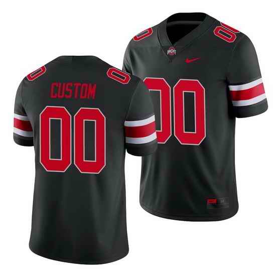 Ohio State Buckeyes Custom Black College Football Men'S Jersey->->Custom Jersey